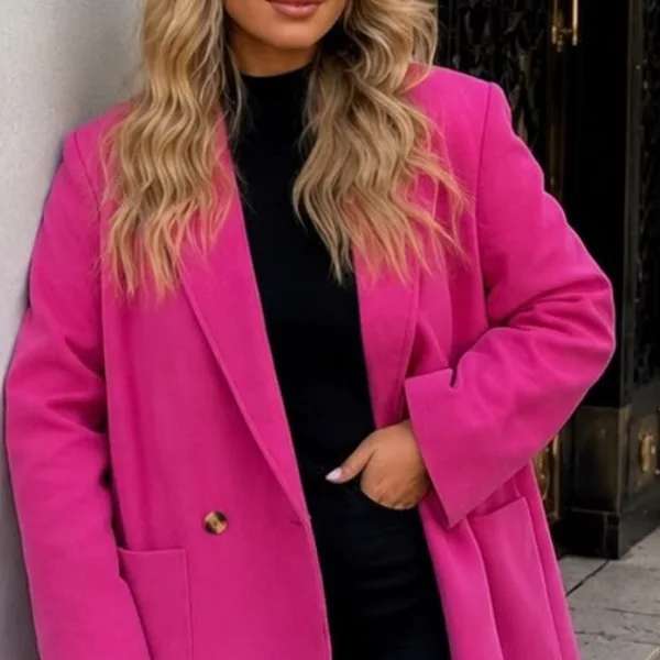 Abrigo fucsia
